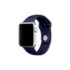 Curea Goospery Silicone Band Compatibila Cu Apple Watch 4 / 5 / 6/ SE 44MM, Silicon, Navy Blue